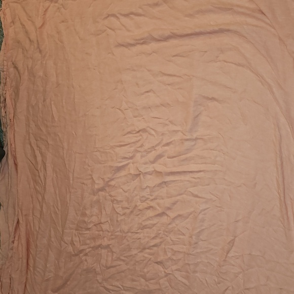 Anthropologie Harmony Hemp Salmon Pink King Duvet - Picture 9 of 11